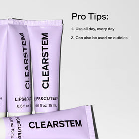 CLEARSTEM LIPS&CUTES clean formula avoids pore-clogging ingredients.
