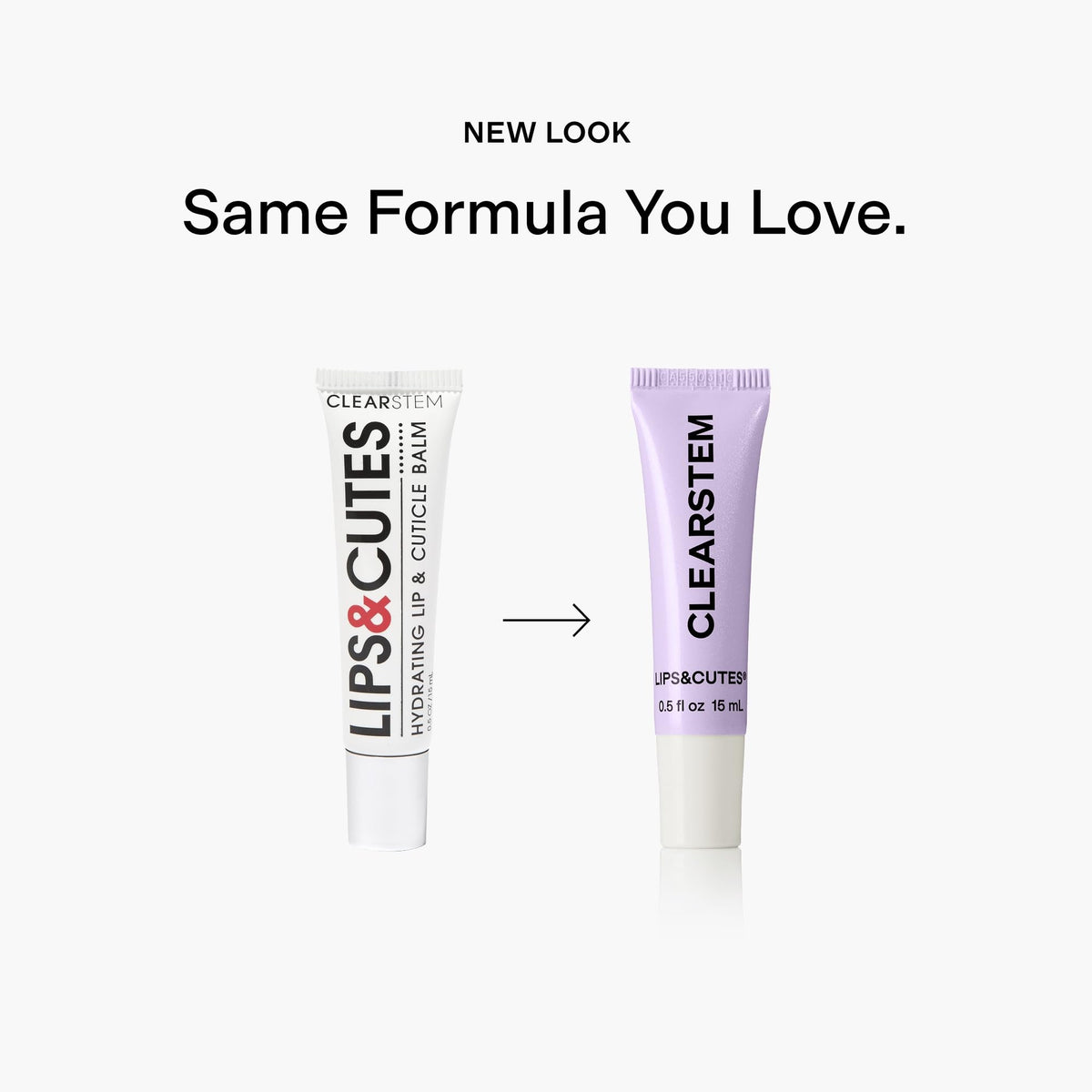 CLEARSTEM LIPS&CUTES daily-use multi-tasking balm for lips and cuticles.