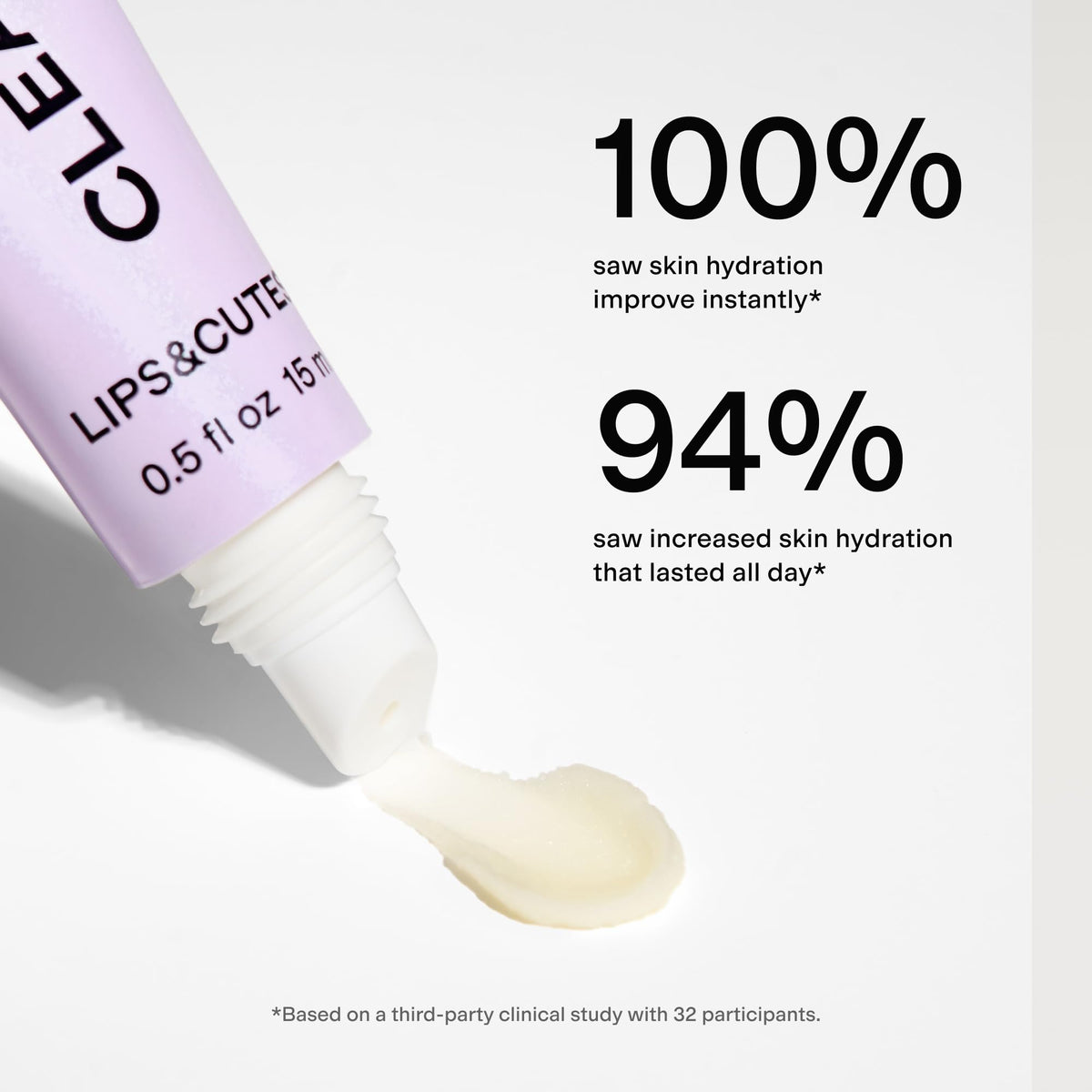 CLEARSTEM LIPS&CUTES glossy finish for lips and nails.