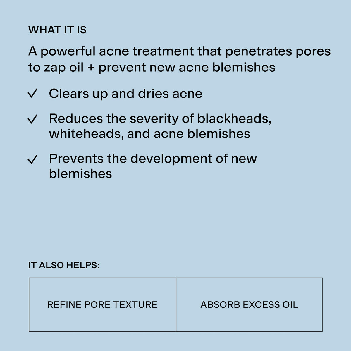 Applying CLEARSTEM Sulfur Spot Mask to a targeted blemish area.