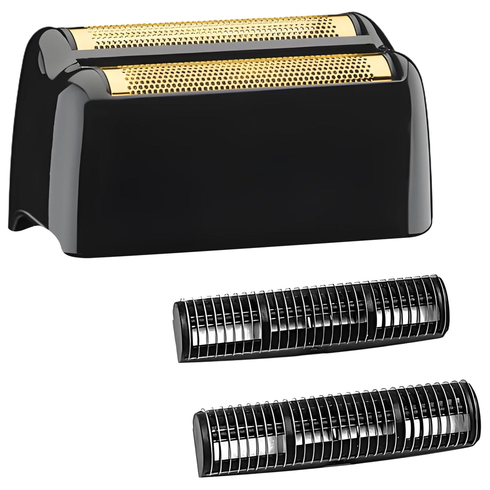 ClearYue FX3 replacement head with hypoallergenic gold foil for a close, skin-friendly shave.