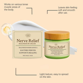 CleJoy Nerve Relief Cream applied to legs for daily comfort