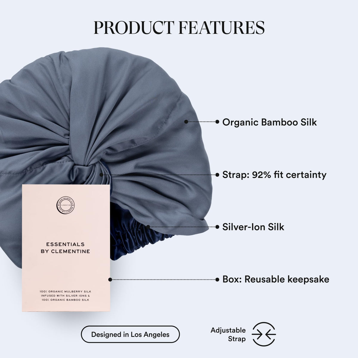 Reus able keepsake box packaging of Clementine Essentials, gift-ready design.