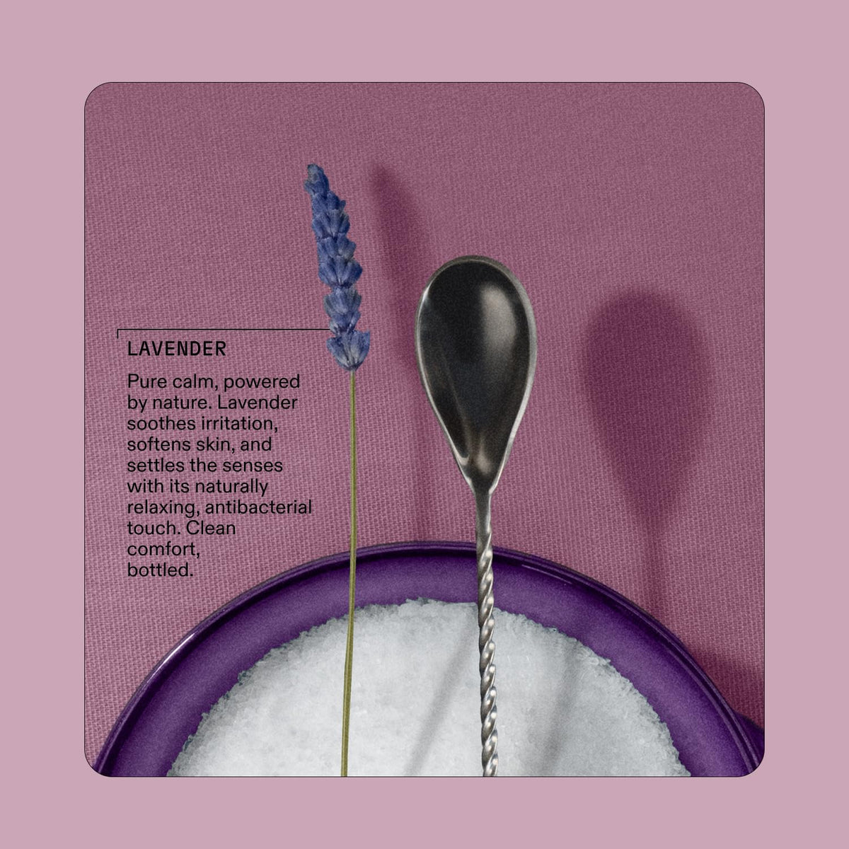 Aluminum-free label on Cleo + Coco spray packaging.