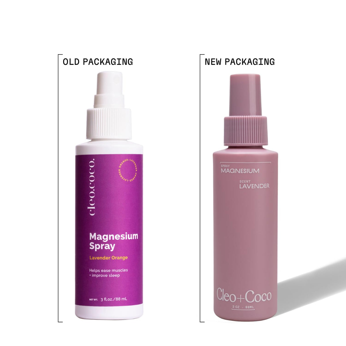 Travel-size Cleo + Coco spray for on-the-go care.