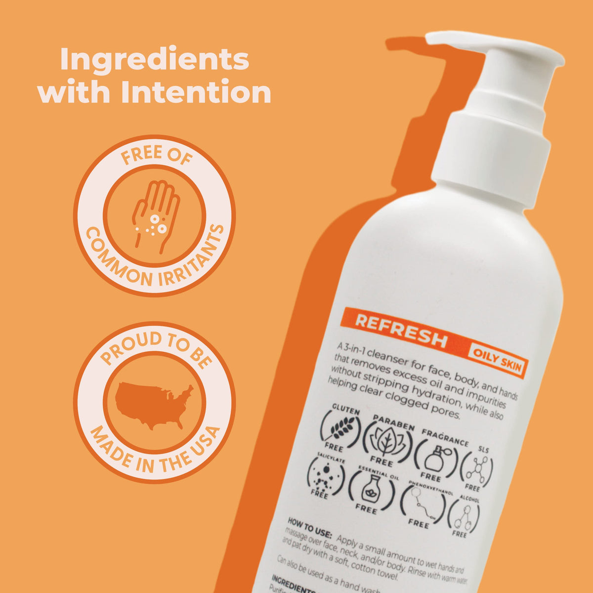 Cleure cleanser foaming lather indicating gentle cleansing and oil control