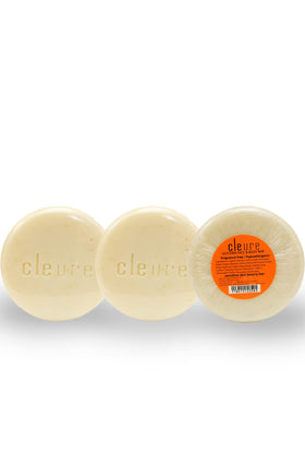 Eco-conscious packaging for Cleure Face and Body Bar and its ingredients