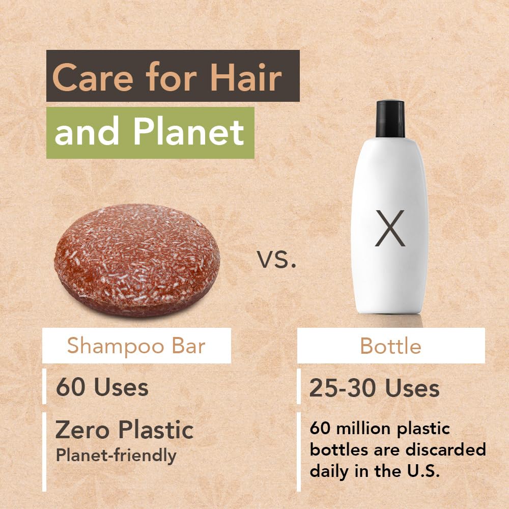 Clever Yoga Wave Argan Oil Shampoo Bar packaging highlights vegan, sulfate-free formula