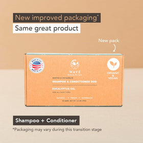 Clever Yoga Wave Eucalyptus packaging is recyclable and compostable for sustainability.