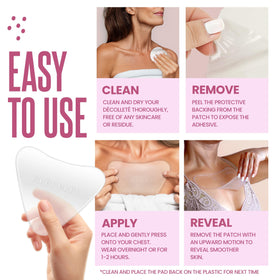 CLEVERFY dermatologist approved latex free adhesive on chest patches