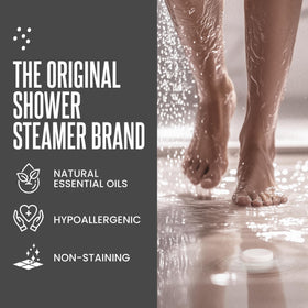 CLEVERFY Shower Steamer Menthol & Eucalyptus for clear breath and focus.