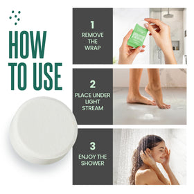 CLEVERFY Shower Steamer pack and box, compact self-care gift idea.