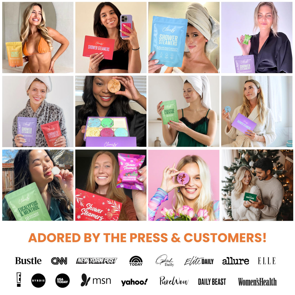 CLEVERFY Packaging and tablets showcasing premium self-care ingredients