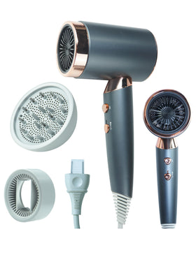 CLGTTBF Lonic hair dryer front view for fast home drying.