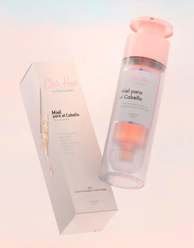Click Hair Honey Serum delivers instant shine for glossy hair.