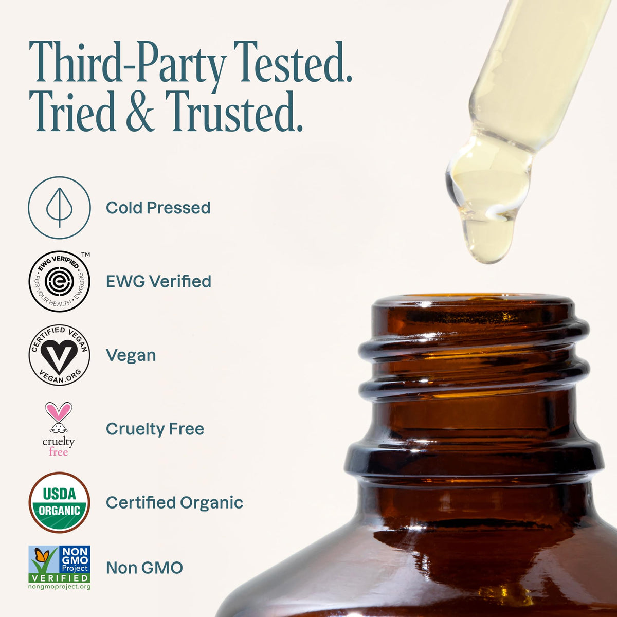 Cliganic Argan Oil for beard and skin comfort.