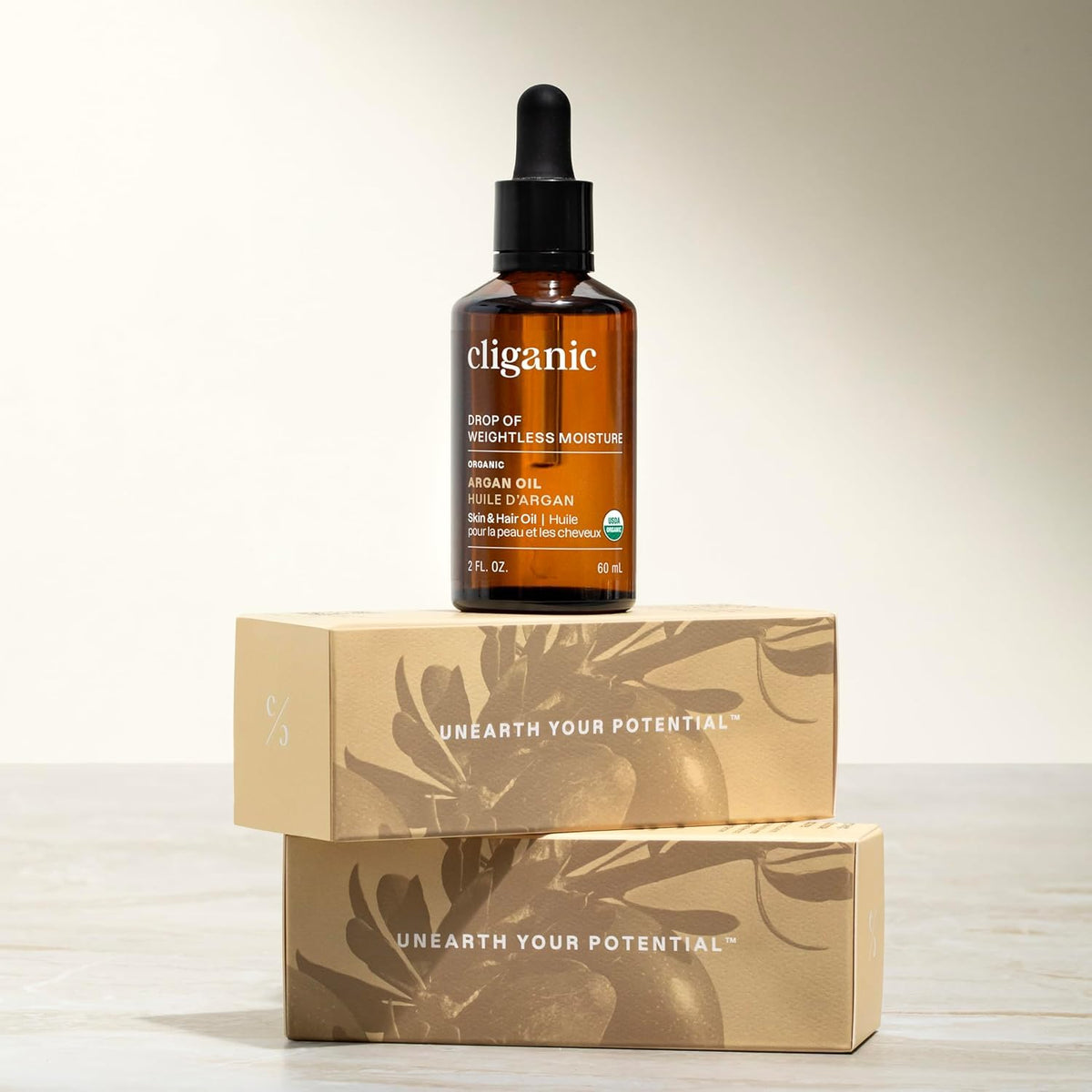 Cliganic Argan Oil for nightly routine and gentle moisture.