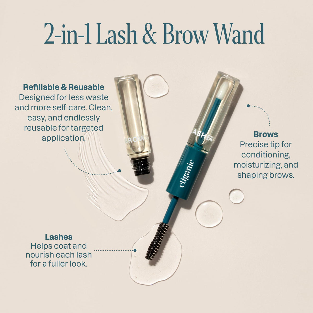 Cliganic hexane-free castor oil supports pure, natural beauty routines.