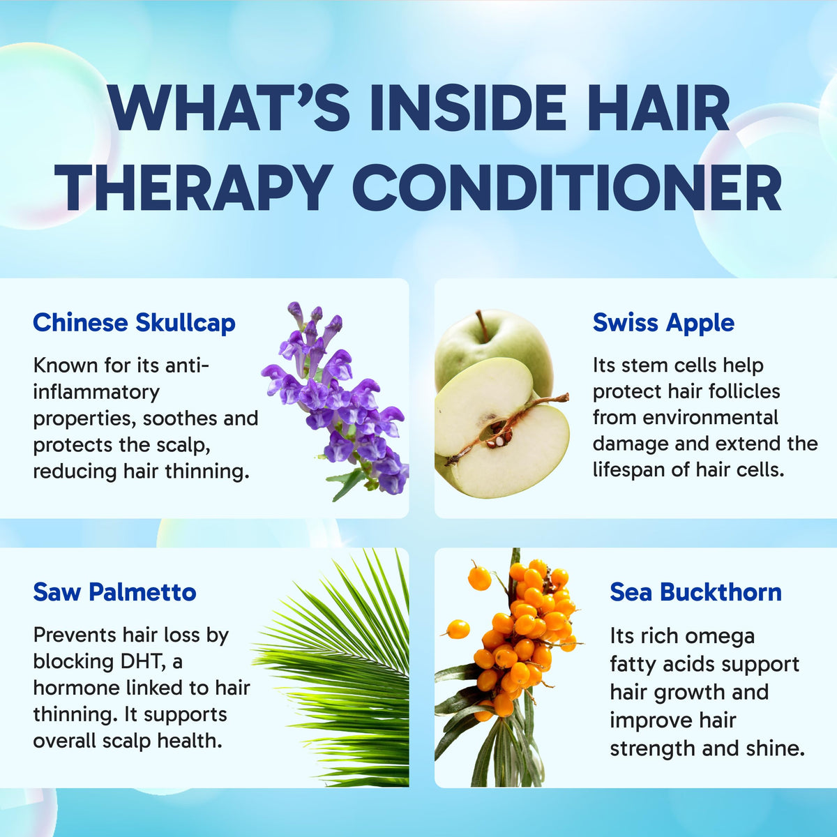 Clinical Effects Hair Therapy Set packaging indicates US made high quality manufacturing