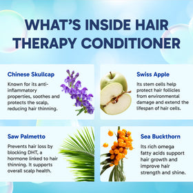 Clinical Effects Hair Therapy Set packaging indicates US made high quality manufacturing