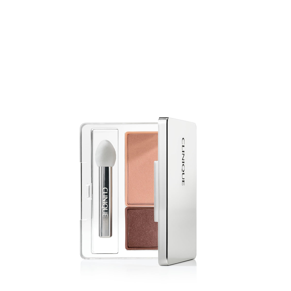 Clinique All About Shadow Duo compact with mirror for on-the-go eye looks