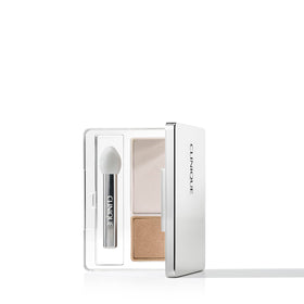 Clinique All About Shadow Duo seashell pink swatch for soft base