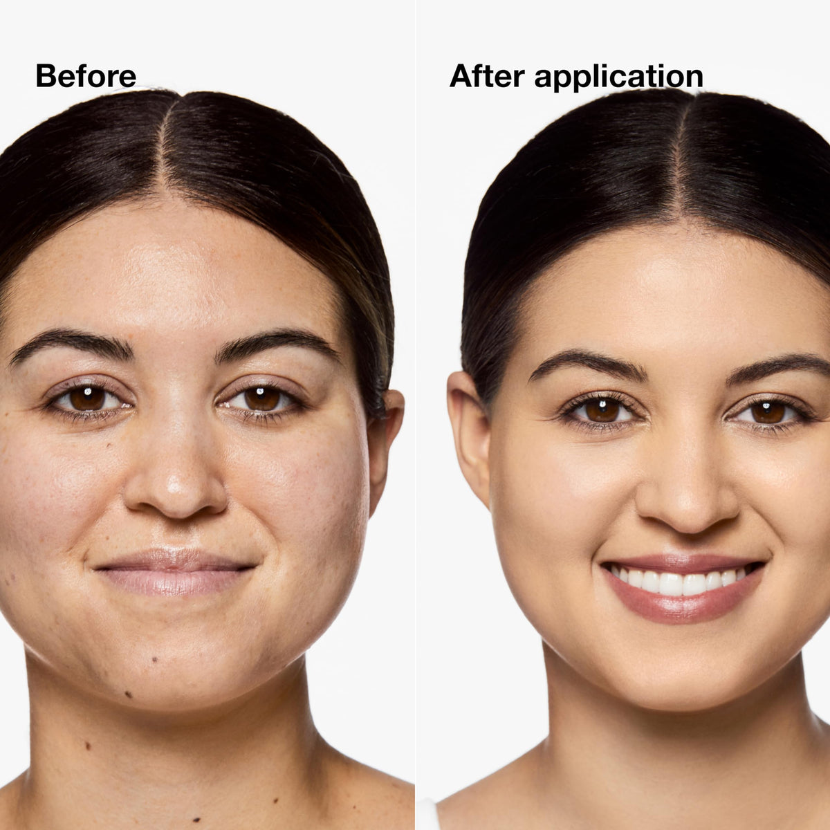 Clinique Beyond Perfecting finger application demonstrates easy blending