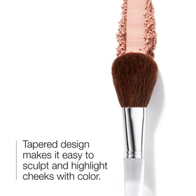 Clinique Blush Brush precise-application enables even color on cheeks and cheekbones.