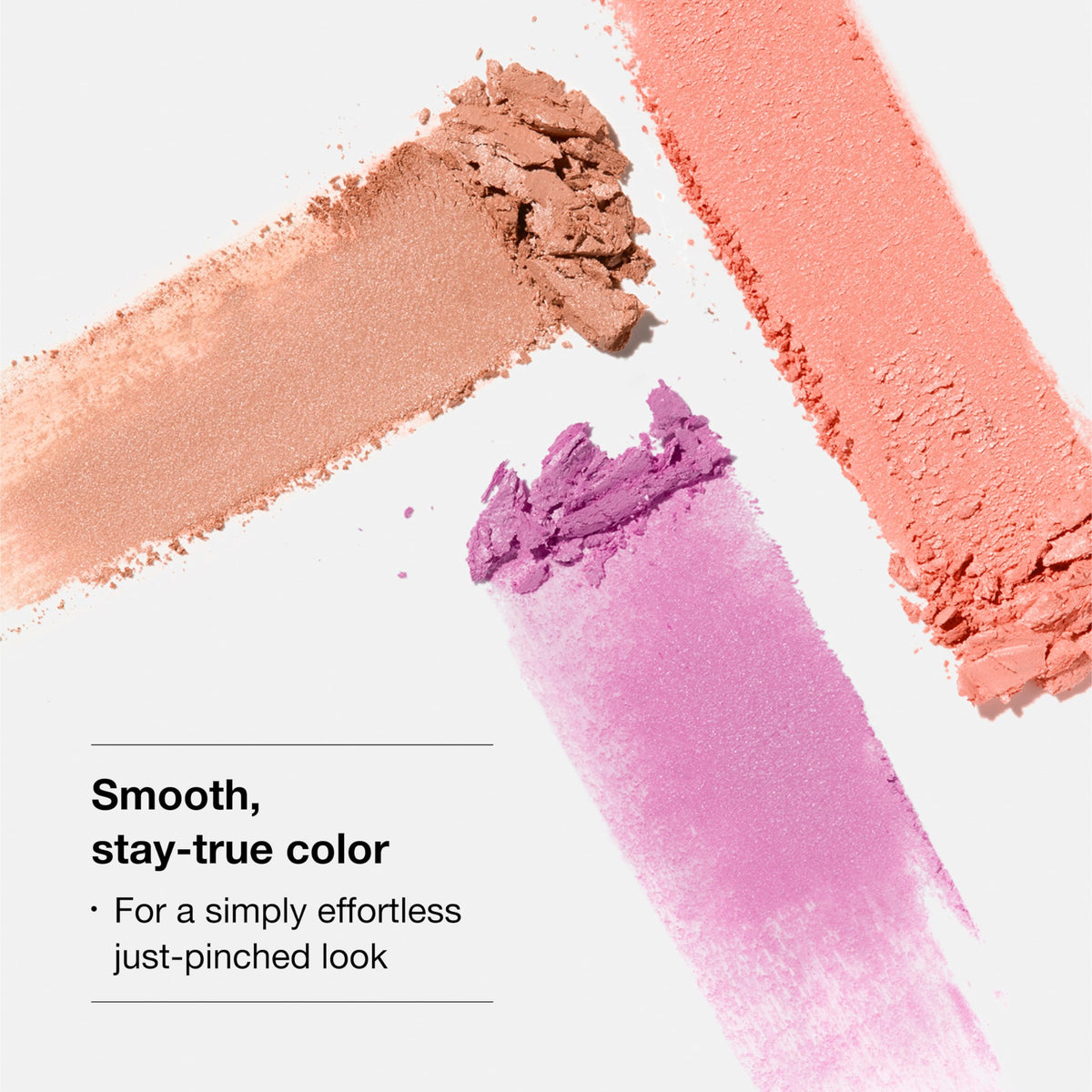 Silky finish close-up reveals smooth texture of Clinique Melon Pop