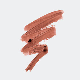 Clinique Chubby Stick Lots o' Latte swatch reveals buildable color and moisture.