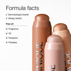 Clinique Chubby Stick Sculpting Highlighter fragrance-free formula suited for sensitive skin.