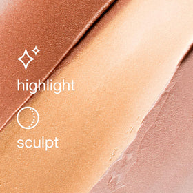 Clinique Chubby Stick Sculpting Highlighter fits into a makeup bag for quick touch-ups.