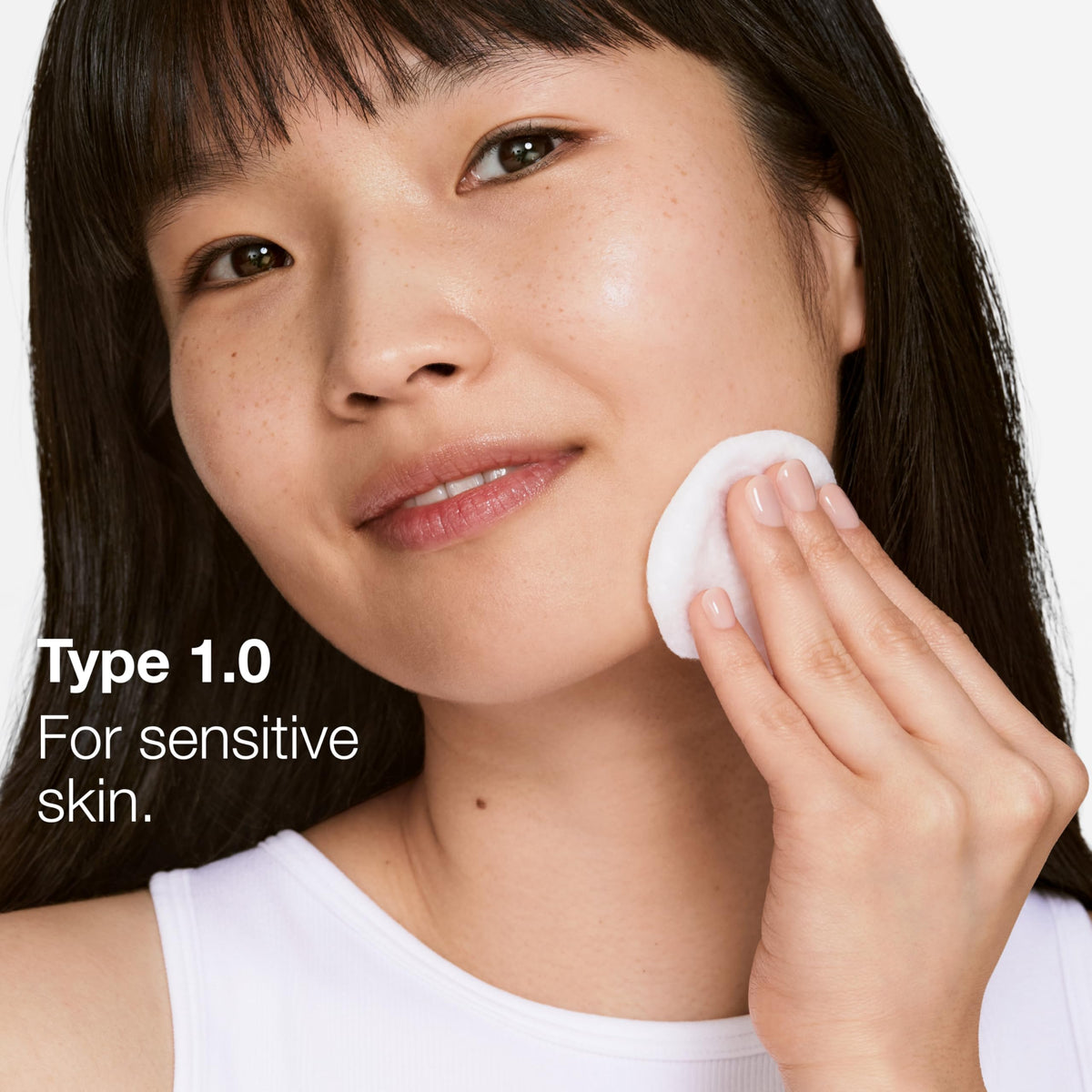 Clinique Clarifying Lotion 1.0 after cleansing indicating better moisturizer absorption