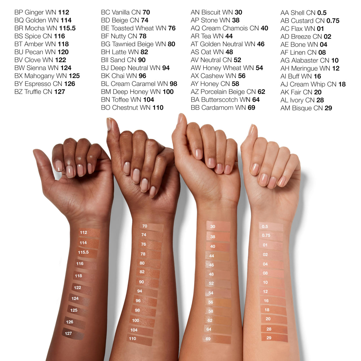 Clinique Even Better application blend demonstrates effortless coverage with a natural look.