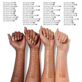 Clinique Even Better application blend demonstrates effortless coverage with a natural look.