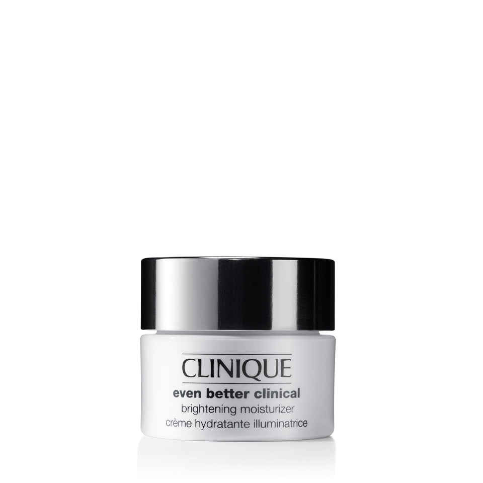 Clinique Even Better Clinical Brightening Moisturizer bottle demonstrates lightweight hydration for daily use.