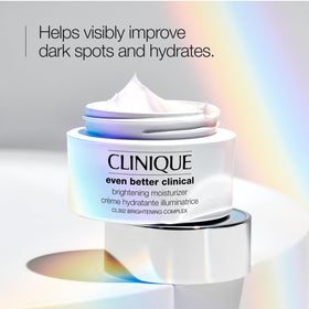 Clinique Even Better on-skin application shows smoothing texture and even tone.