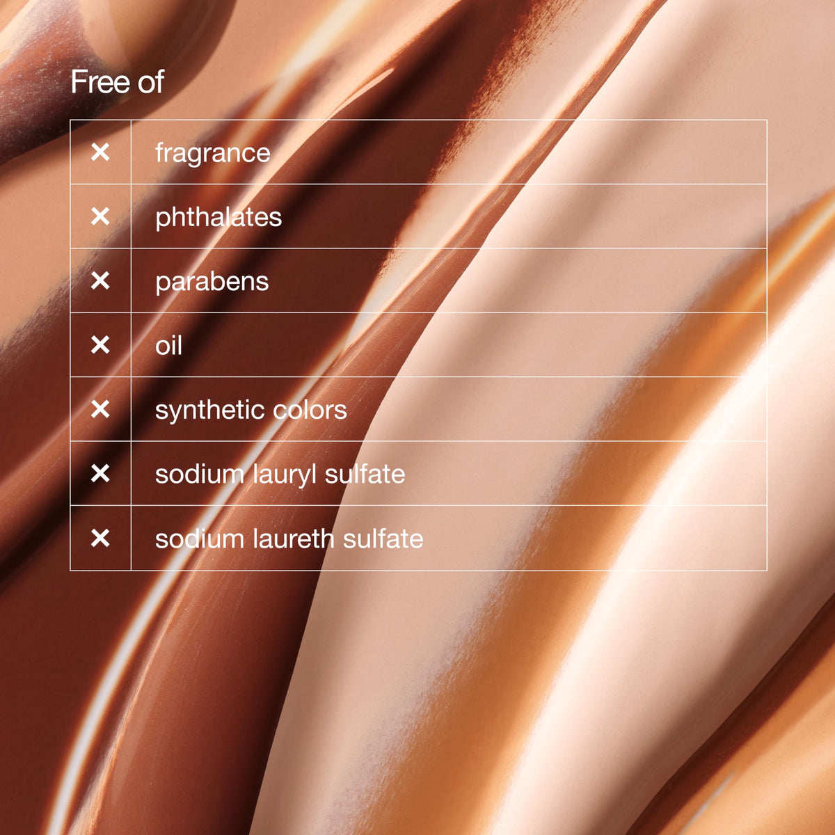 Clinique Even Better Clinical Serum Foundation oil-free formula shown for oil-control wear.