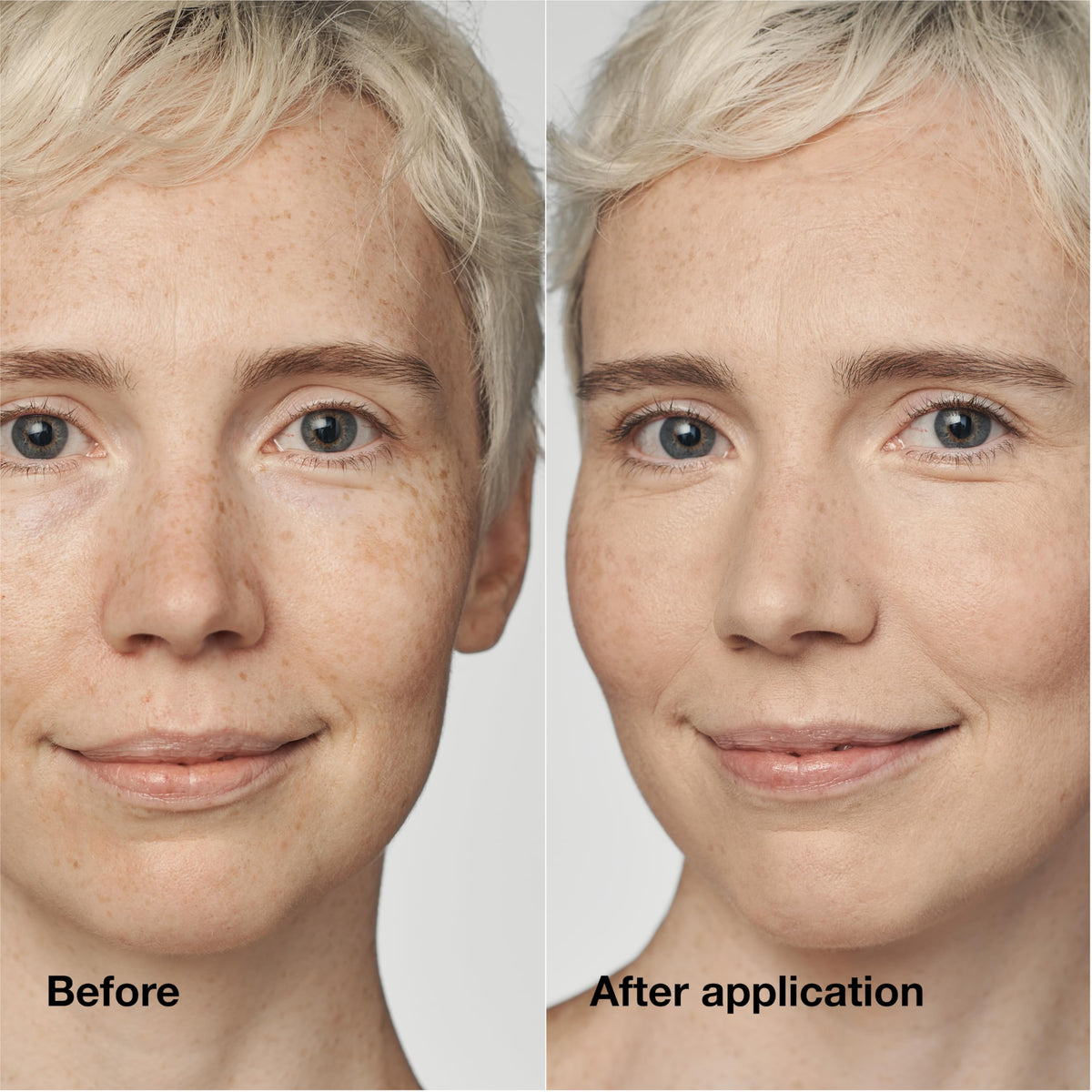 Clinique Even Better Clinical Serum Foundation SPF 25 swatch with protection against discoloration.