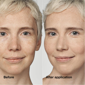 Clinique Even Better Clinical Serum Foundation SPF 25 swatch with protection against discoloration.