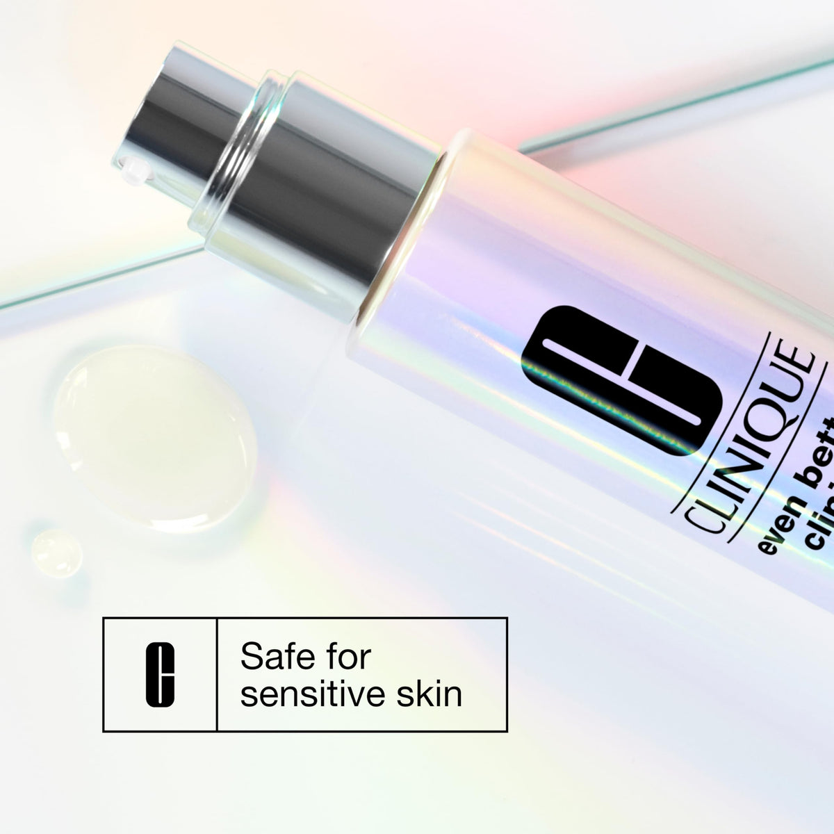 Sensitive skin compatibility test of Clinique serum