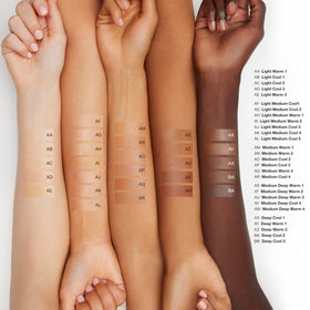 Blended application of Clinique Even Better Vitamin Makeup for smooth texture