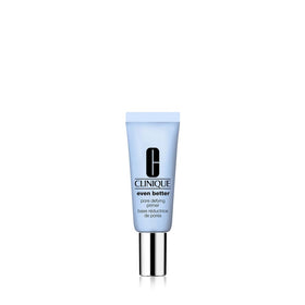 Clinique Even Better Pore Defying Primer bottle preps skin and minimizes shine for makeup.