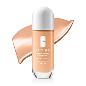 Clinique Even Better Vitamin Makeup bottle with pump showing lightweight coverage for daily wear.