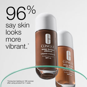 Clinique Even Better Vitamin Makeup oil-free, weightless formula glides on smoothly.