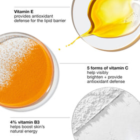 Clinique Even Better Vitamin Makeup SPF 45 finger application demonstrates quick, seamless blending.