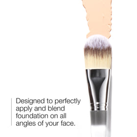 Clinique Foundation Blending Brush achieves seamless coverage with quick strokes.