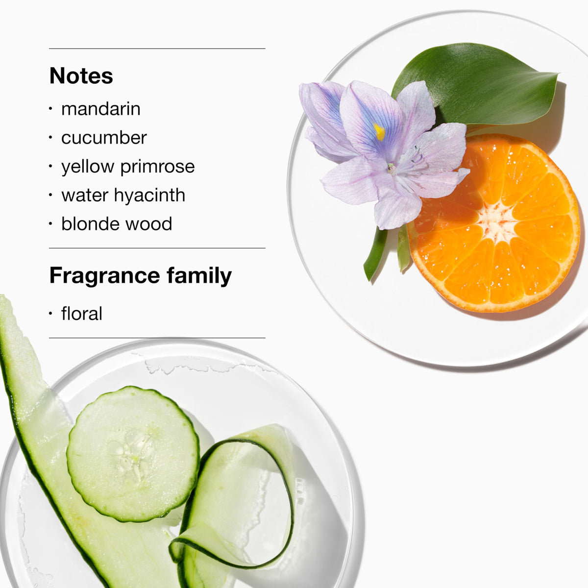 Mandarin notes close-up in Clinique Happy Heart, bright opening