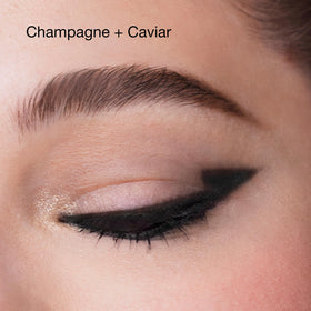 Clinique High Impact Shadow Play Caviar shadow powder for lasting color.