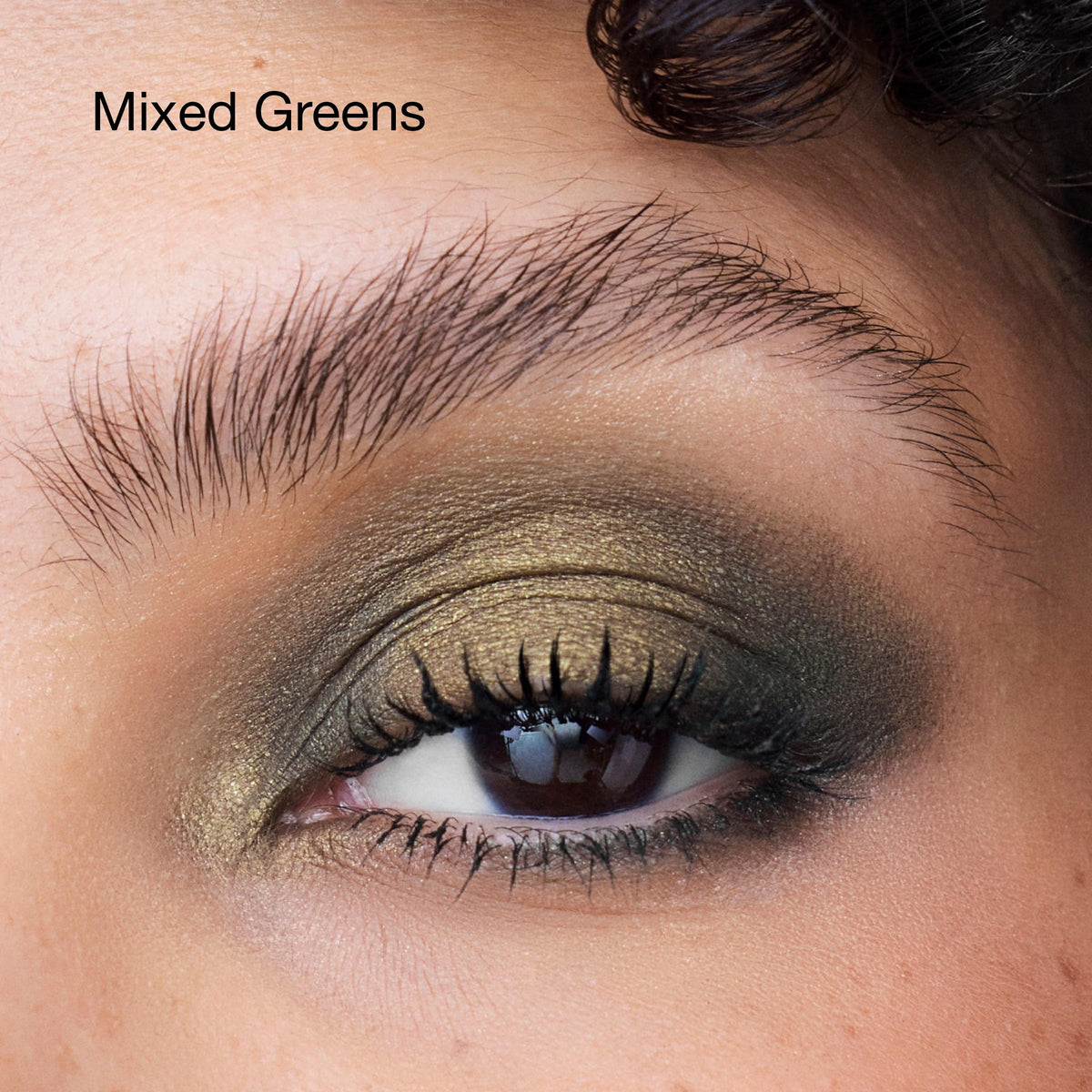 Clinique High Impact Shadow Play crease-proof and water-resistant eye formula on lid.